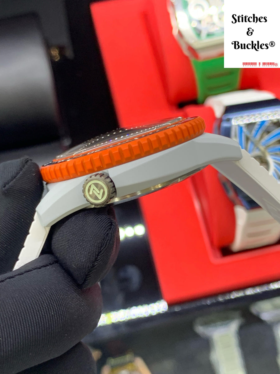Zelos MAKO 300M DIVER 'SOLAR FLARE' – Stitches and Buckles