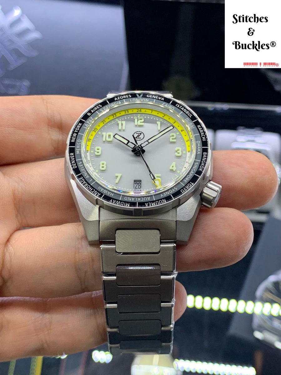 ジョーサーストン Zelos THRESHER 41MM CHALK GREY – Stitches and Buckles