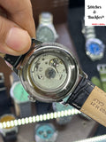 Orient Sun Moon Bambino Mechanical Classic Watch, Leather Strap - 41.5mm (RA-AK0802S)