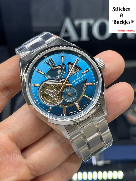 Orient Star RE-AV0122L - LIMITED EDITION TURQUOISE BLUE GRADATION