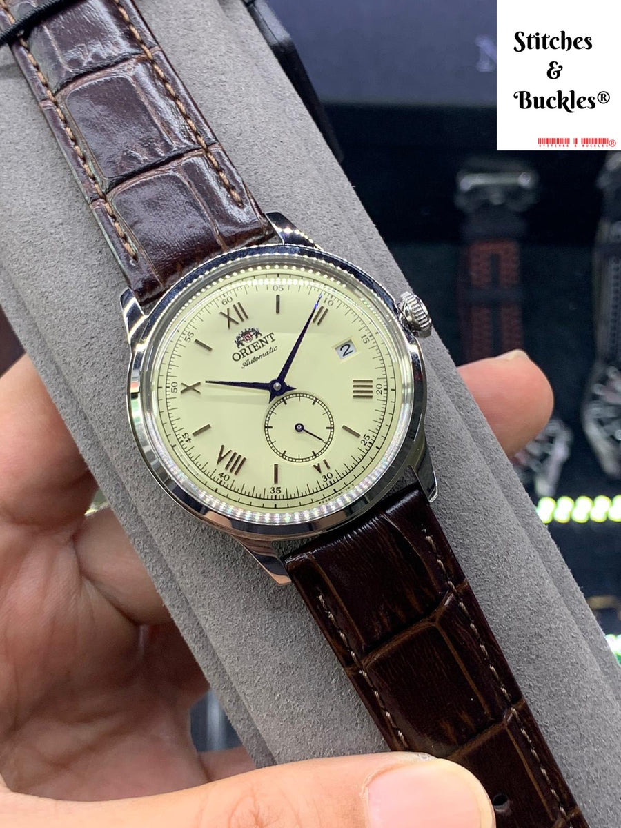 Orient Bambino 38mm Small Seconds ( Cream ) RA-AP0105Y – Stitches