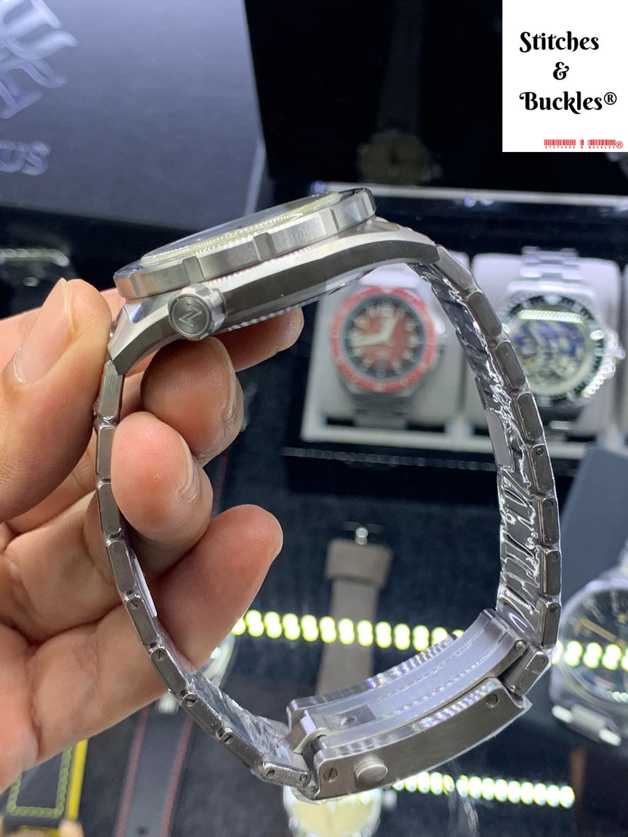 Zelos THRESHER 41MM CHALK GREY – Stitches and Buckles