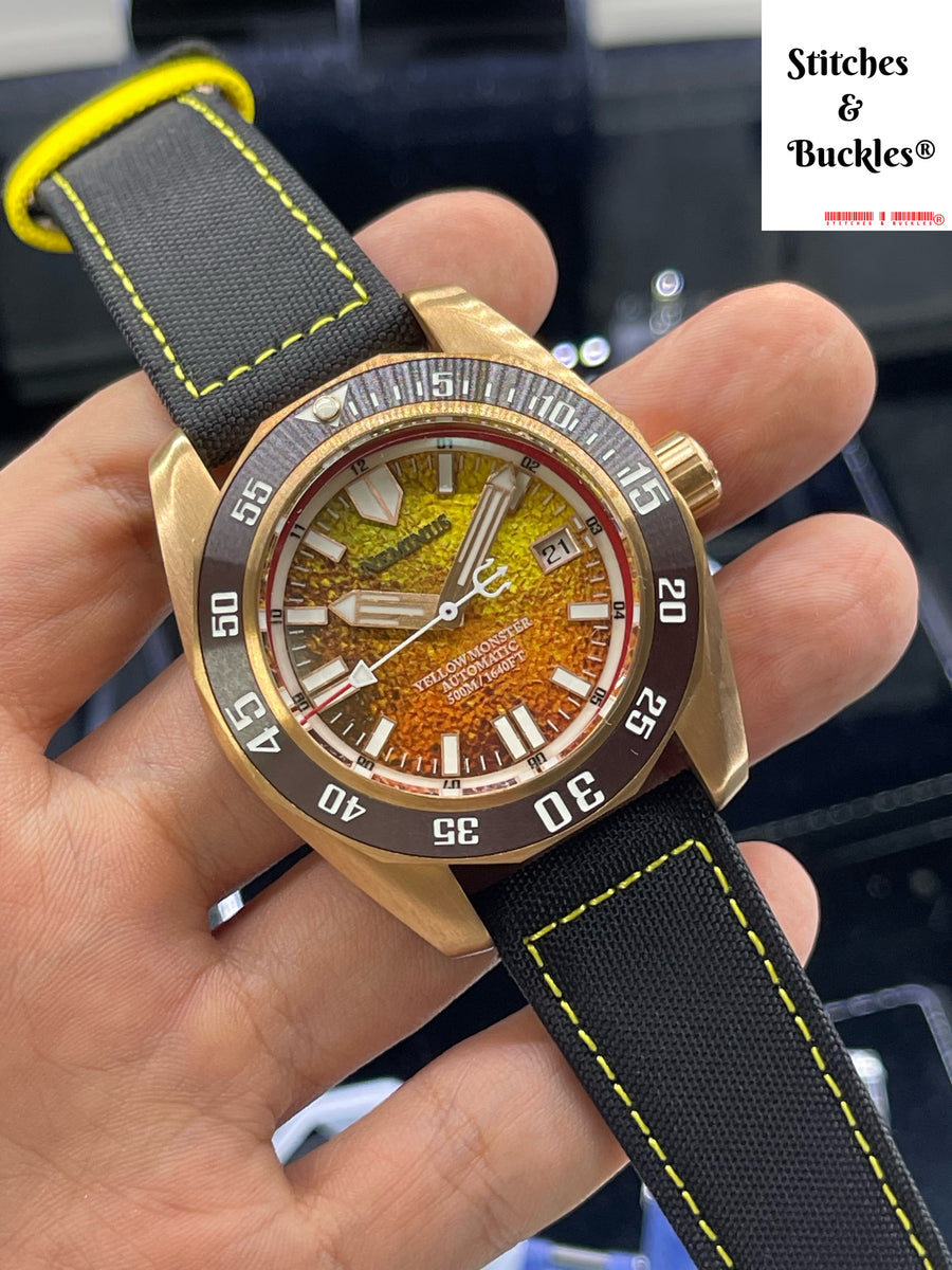 Neminus Lab Master Diver 2.0 Bronze 'YELLOW MONSTER' – Stitches