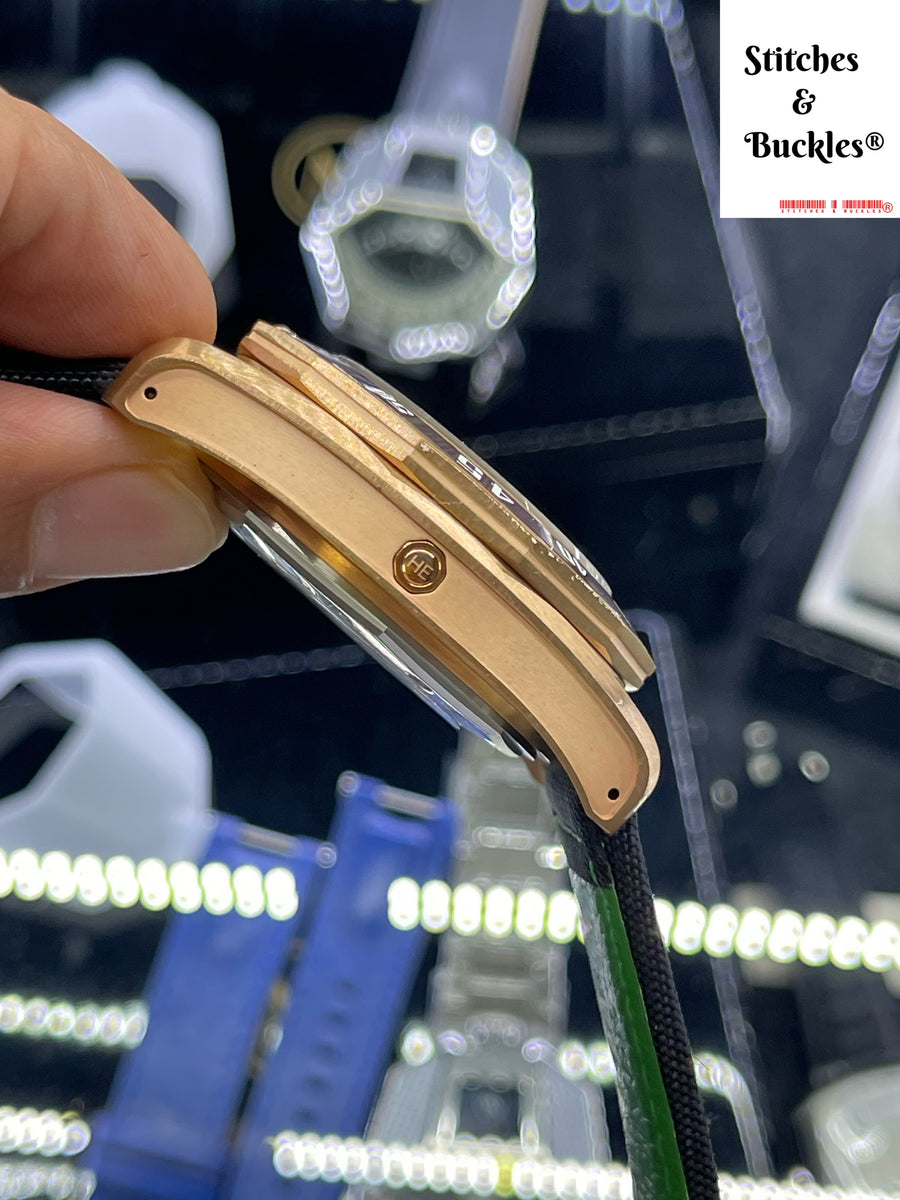 Neminus Lab Master Diver 2.0 Bronze 'GREEN GOBLIN' – Stitches and