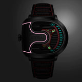 Atowak Ettore Drift 4-Arm Wandering Hour Black Red