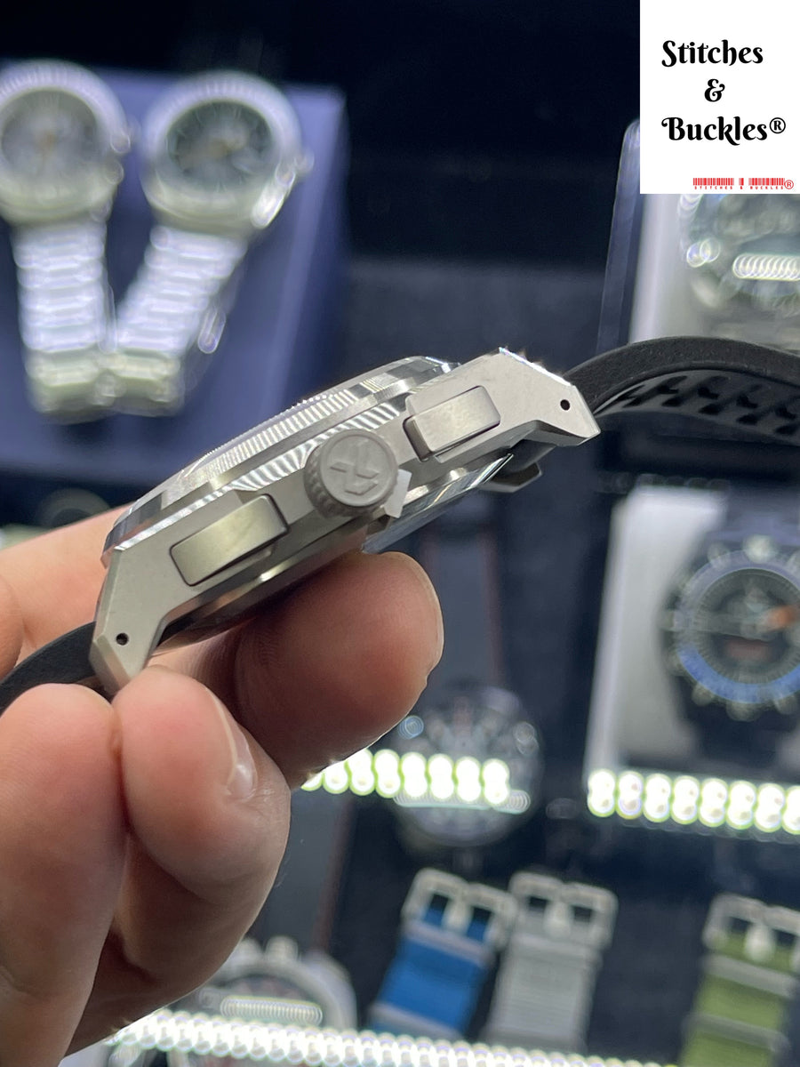 RZE VALOUR CHRONOGRAPH - AZURE BLUE – Stitches and Buckles