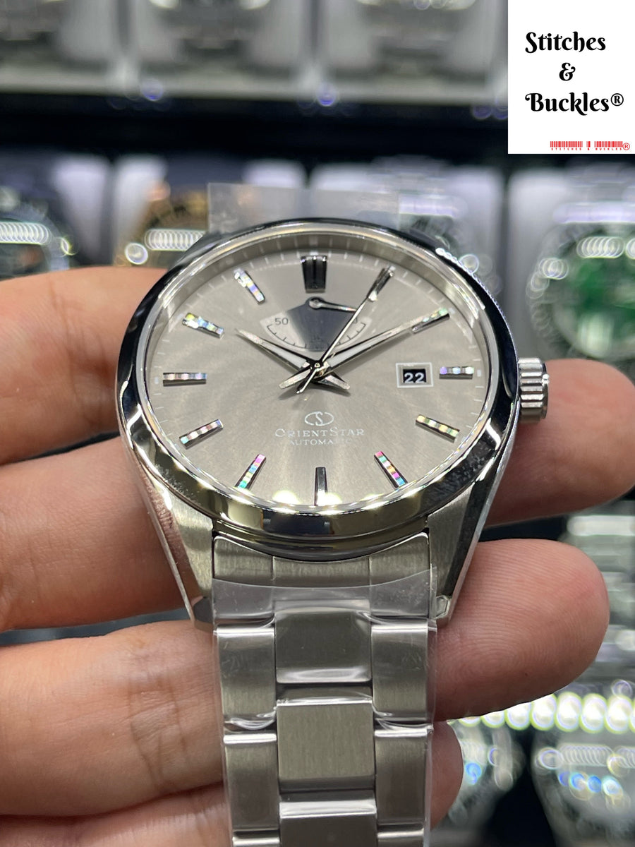 Orient Star 'CLASSIC' Silver RE-AU0404N – Stitches and Buckles
