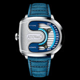 Atowak Ettore Drift 4-Arm Wandering Hour Silver Blue