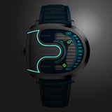 Atowak Ettore Drift 4-Arm Wandering Hour Silver Blue