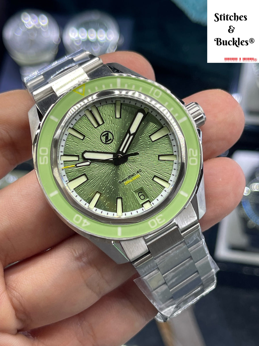 Zelos SWORDFISH 40MM SS SAGE GREEN