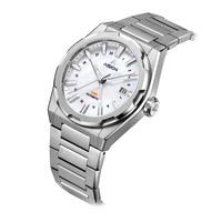 Aision HANG GMT - White MOP Dial