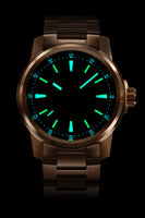 Zelos AURORA FIELD 38MM BR 'GREEN AVENTURINE'