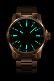 Zelos AURORA FIELD 38MM BR 'GREEN AVENTURINE'