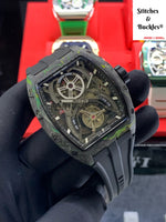 Bonest Gatti BG9006-R2 Lume Infused Forged Carbon Tourbillon