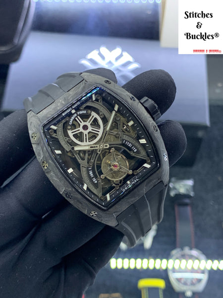 Bonest Gatti Infused Lume Forged Carbon Tourbillon