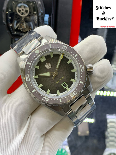 Zelos THRESHER 44MM 'HAMMERED GREY'