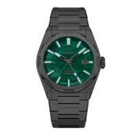 Aision HANG GMT - Green MOP Dial