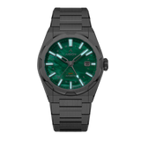 Aision HANG GMT - Green MOP Dial