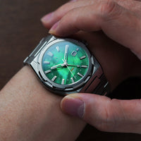 Aision HANG GMT - Green MOP Dial