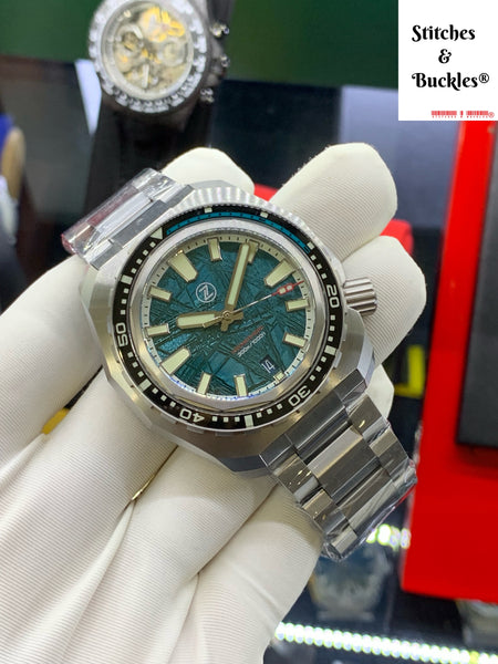 Zelos HAMMERHEAD V3 300M TI 'TEAL METEORITE'