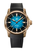 Zelos AURORA FIELD 42MM BR 'HAMMERED TEAL'