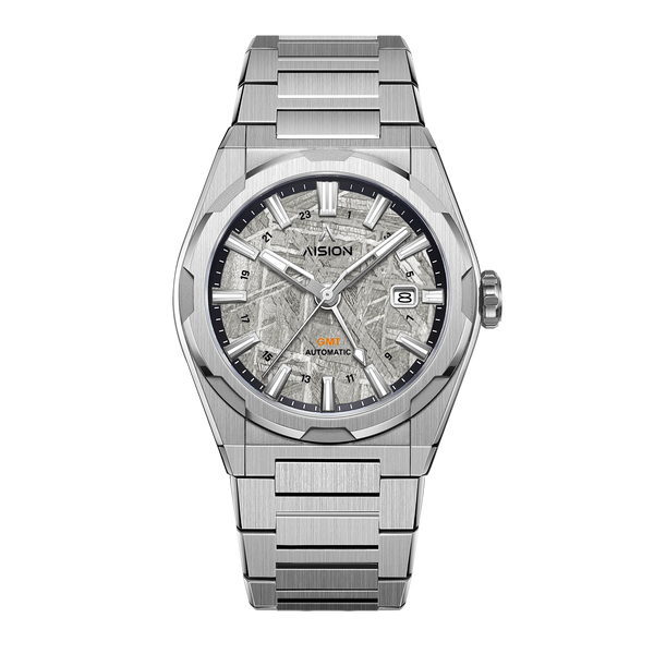 Aision HANG GMT - Raw Meteorite Dial