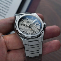 Aision HANG GMT - Raw Meteorite Dial