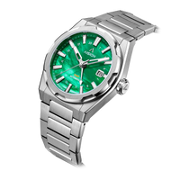 Aision HANG GMT - Green MOP Dial