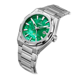 Aision HANG GMT - Green MOP Dial