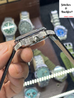 Orient Sun Moon Bambino Mechanical Classic Watch, Leather Strap - 41.5mm (RA-AK0802S)
