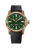 Zelos AURORA FIELD 38MM BR 'GREEN AVENTURINE'