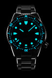 Zelos GREAT WHITE 43MM DLC 'BLUE METEORITE'