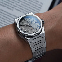 Aision HANG GMT - Raw Meteorite Dial