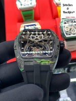 Bonest Gatti BG9006-R2 Lume Infused Forged Carbon Tourbillon