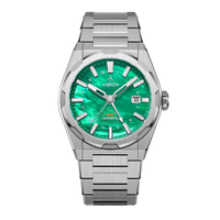 Aision HANG GMT - Green MOP Dial