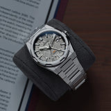 Aision HANG GMT - Raw Meteorite Dial