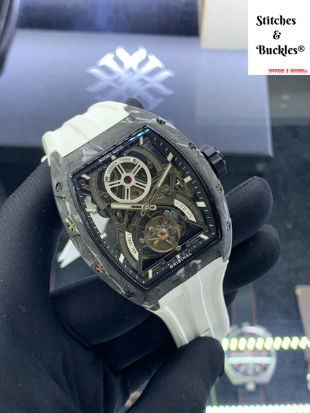 Bonest Gatti Lumed Infused Forged Carbon Tourbillon