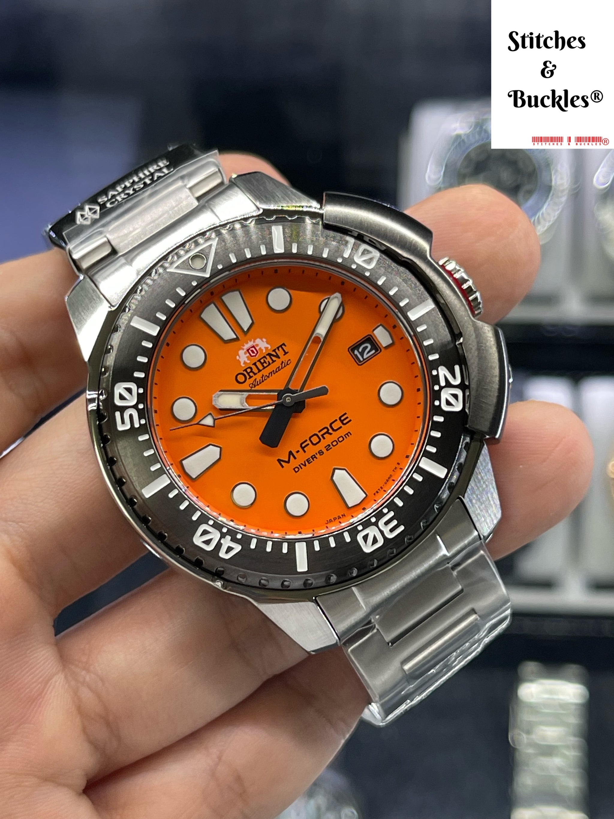 Orient M-Force RA-ACOL08Y – Stitches and Buckles