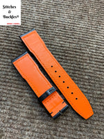 20/18mm Black Calf Leather Strap for IWC Mark 16/17/18/19 Pilot Models