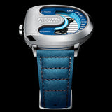 Atowak Ettore Drift 4-Arm Wandering Hour Silver Blue