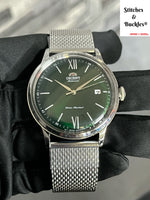 Orient Classic ‘Bambino’ Green Dial w/Mesh Bracelet RA-AC0018E