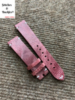 20/18mm Vintage Red Calf Leather Strap