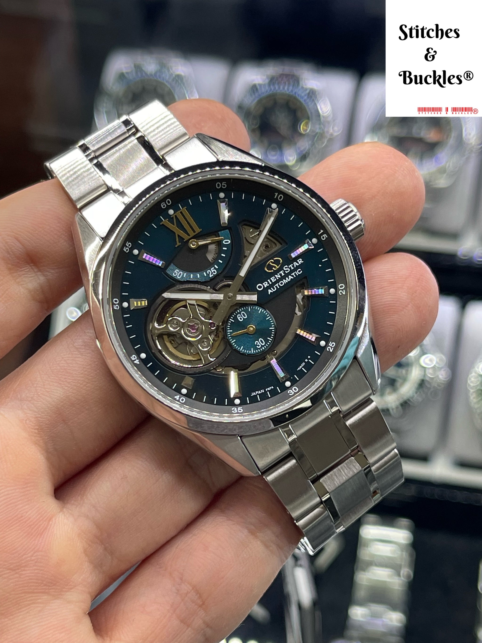 Orient star 時計 joker Orient Star 'JOKER' Modern Skeleton RE-AV0125S – Stitches