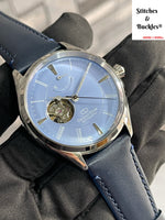 Orient Star ‘Classic’ Open Heart Sky Blue Dial RE-AT0203L