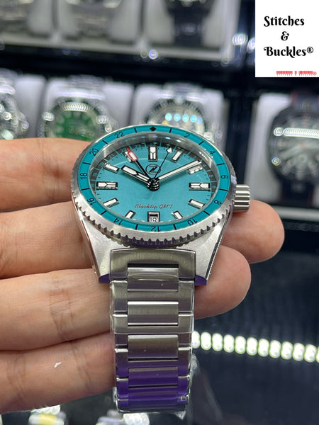 Zelos BLACKTIP 200M GMT TEAL – Stitches and Buckles