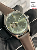 Orient Star ‘Classic’ Open Heart Olive Dial RE-AT0202E
